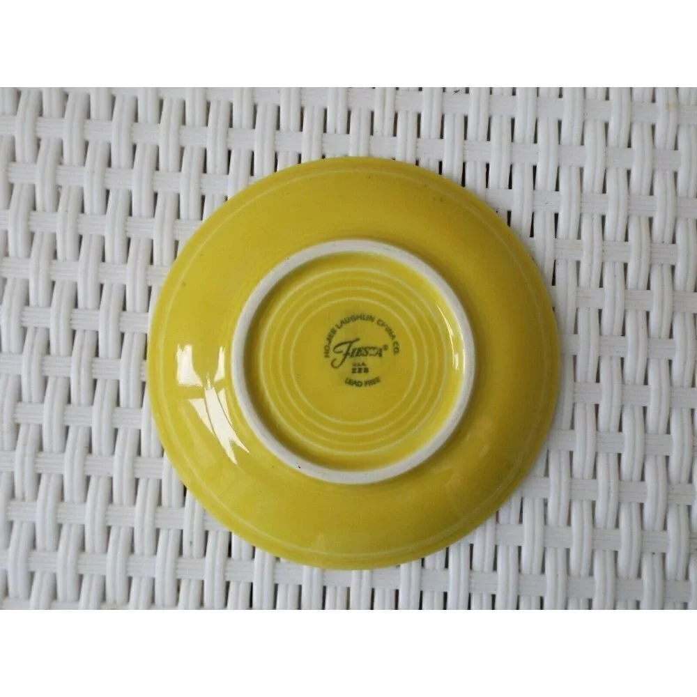Fiestaware Marigold orange 6 inch saucer discontinued 2012